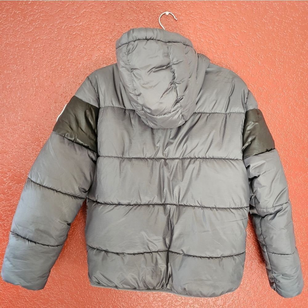 Converse Gray Puffer Jacket - Picture 4 of 7